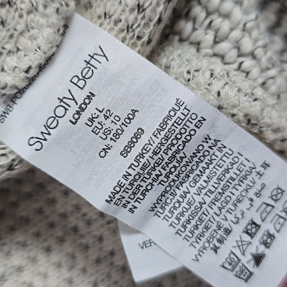 Sweaty Betty- Restful Bouclé Zipneck Sweatshirt - Picture 16 of 16